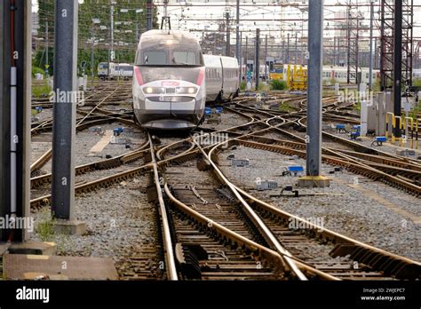 Belgium Brussels Brussels South Railway Station TGV Inoui High Speed