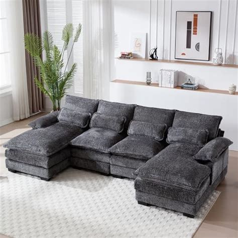 Amazon Verfur Deep Seat Modular Sectional Double Chaise