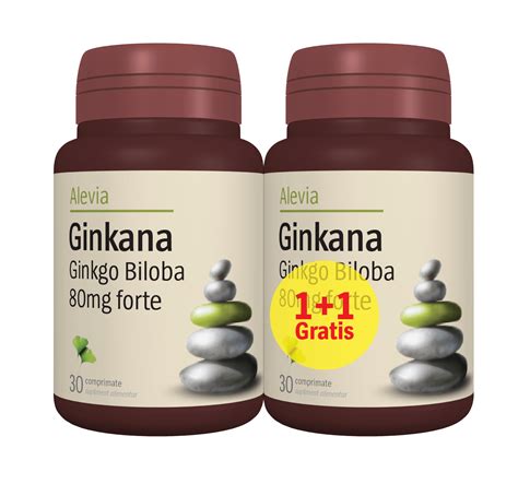 Memorie și concentrare GINKANA GINKO BILOBA 80 MG FORTE 30