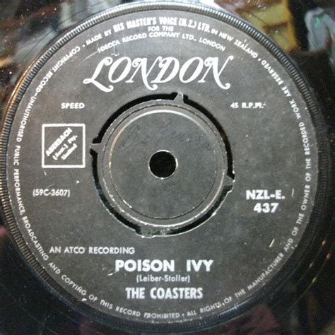 The Coasters - Poison Ivy (1959, Vinyl) | Discogs