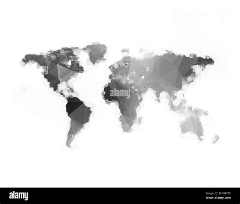 Mapa del mundo abstracto Imágenes recortadas de stock Alamy