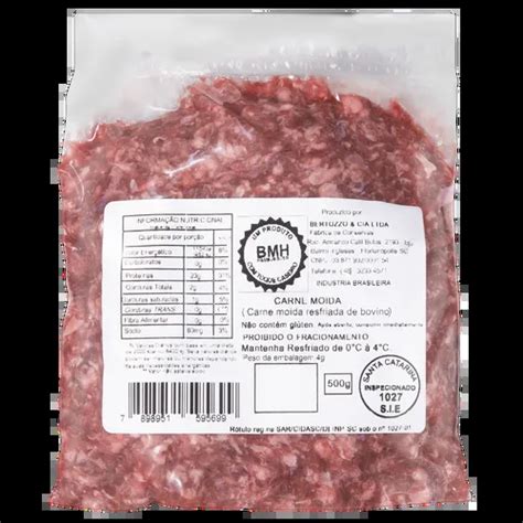 Carne Moída Bovina Congelada Gostosinha 500g