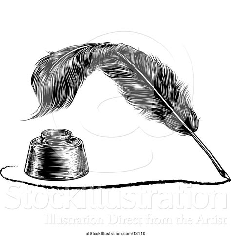 Quill And Ink Drawing at PaintingValley.com | Explore collection of ...