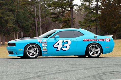 Baby Blue Dodge Challenger Looking Good with Custom Halo Headlights ...