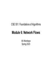 Foundations Of Algorithms Network Flows Definitions Course Hero