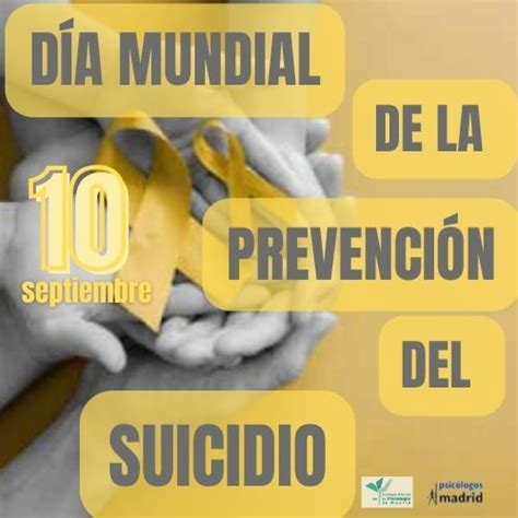 D A Mundial En La Prevenci N Del Suicidio Psicologos Madrid