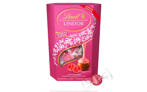 Lindt Schokoladen Pralinen Lindor Kugeln Himbeere Rahm 200 G 1604766