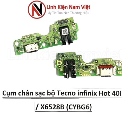 Cụm chân sạc bộ Tecno infinix Hot i X B CYBG
