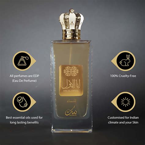 Buy NUSUK Ana Al Awwal GOLD EDP Perfume For Women 100 Ml Online At