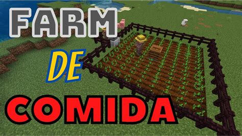 Farm De Comida 100 AutomÁtica No Minecraft Bedrock 1 19 Minecraft