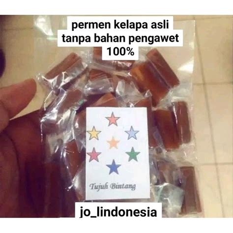 Jual Permen Kelapa Original Bon Bon Jenang Santan Kelapa Tujuh Bintang