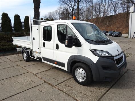 Utilitaire Benne Peugeot BOXER DOPPELKABINE KIPPER 6 PERSONEN D