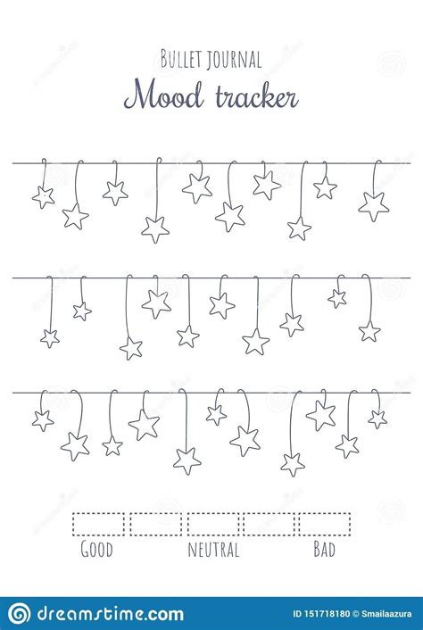 Bullet Journal Mood Tracker Printable