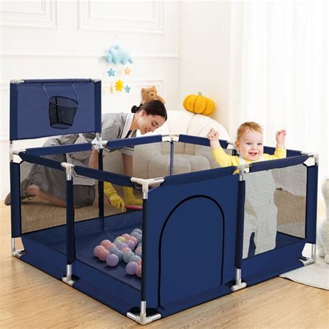 Comomy Grondbox Speelbox Grondbox Baby Playpen 128x128x66cm