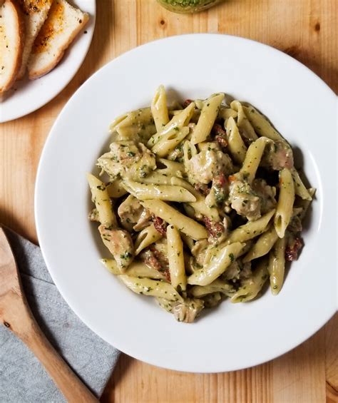 Chicken Pesto Pasta With Sun Dried Tomatoes Amanda Cooks And Styles