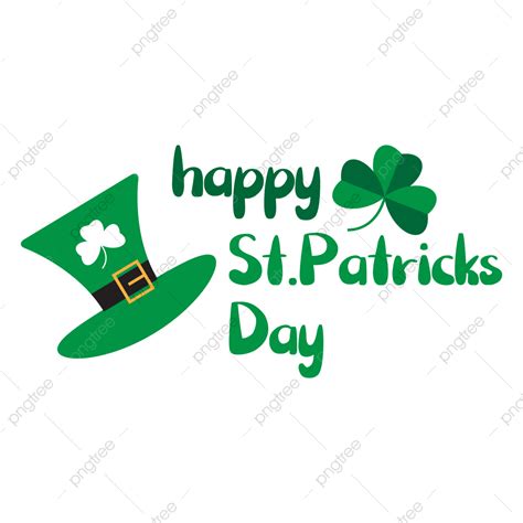 St Patricks Day Vector Png Images Free St Patricks Day Clipart Free