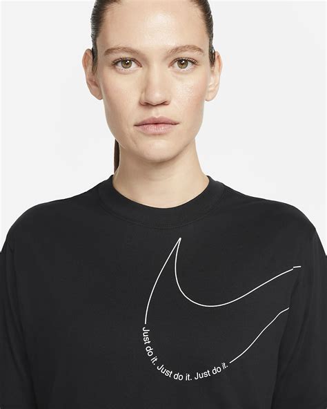 Nike Dri Fit Womens Boxy Training T Shirt Nike Dk