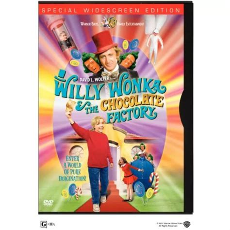 Willy Wonka And The Chocolate Factory Dvd Widescreen Special Edition