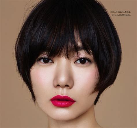 Doona Bae 690×644 Short Hair Styles Dream Hair Pink Lips