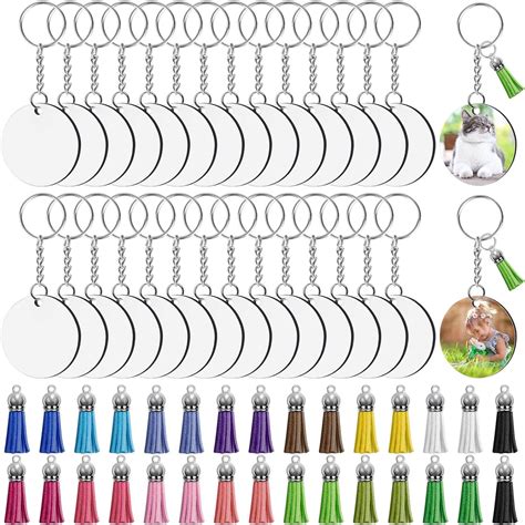 Amazon Modacraft Sublimation Keychain Blanks Bulk Pcs