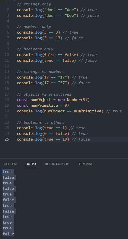 Javascript Equality Explained Golinuxcloud