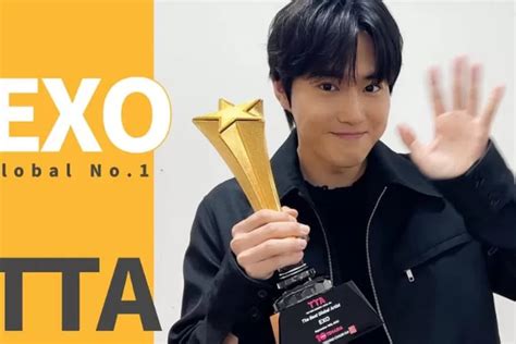 EXO Peringkat Pertama TTA Suho Berterima Kasih Kepada Fans Indonesia