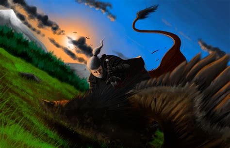 The Witcher 3 Griffin Takedown By Notpongkong On Deviantart