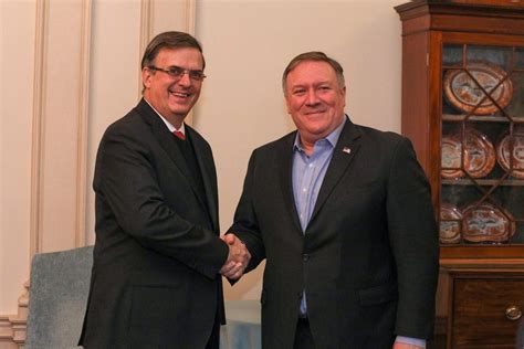 Se Reúne El Canciller Marcelo Ebrard Casaubon Con El Secretario De Estado De Estados Unidos