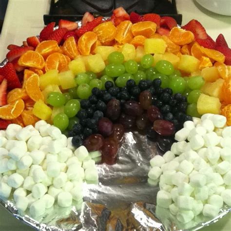 Rainbow Fruit Platter For My Nieces My Little Pony 3rd Birthday Party