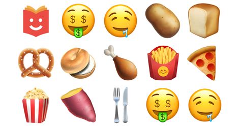 🍟🤤🤑 Chips Emojis Collection 🤑🤤🥔🍞🥨🥯🍗 — Copy And Paste