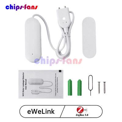 EWeLink Water Leakage Alarm Detector Water Leak Sensor Flood Alert