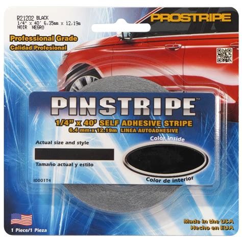 Prostripe Black 14in X 40ft Pinstriping