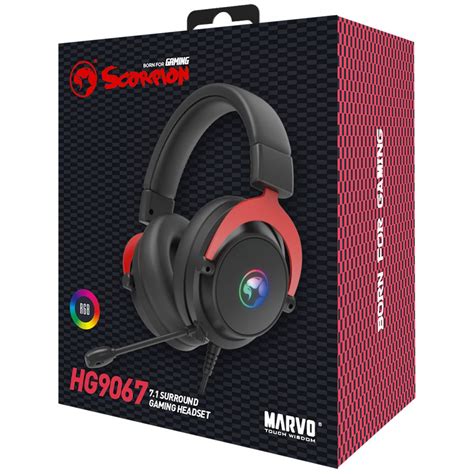 Headset Gamer Marvo Hg Usb Rgb Drivers De Mm Black Hg