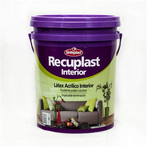 Recuplast Interior Pintura Latex L Pinturer As Liberato