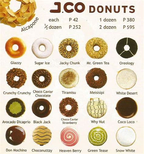 J Co Donuts Coffee Metro Manila Donut Flavors Jco Donuts Donut