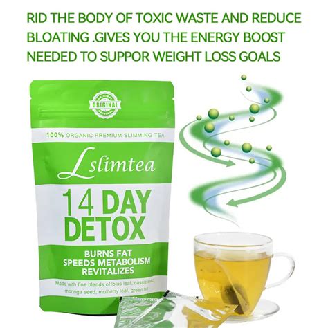 14 Day Detox Slim Tea Burn Fat And Boost Metabolism Natural Cleanse