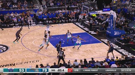 Last Second Field Goal Hornets Magic Nba Official