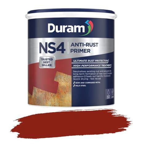 Duram Ns4 Metal Primer 1l Red Oxide Hinterland