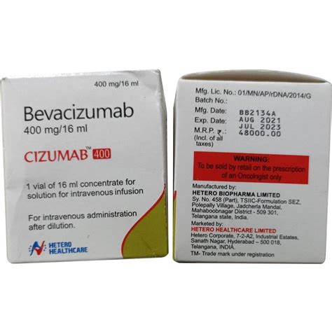 Hetero Healthcare Bevacizumab Injection At Rs 950 Box In Thane ID