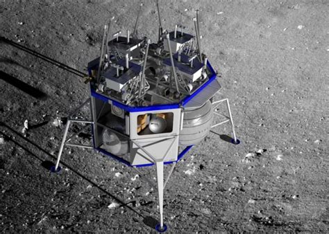 In Photos Jeff Bezos Unveils Blue Moon Lunar Lander