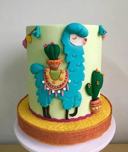 Sunday Sweets Brings The Llama Drama Fiesta Cake Thematic Cake