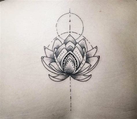 Lotus Mandala Tattoo Dotwork