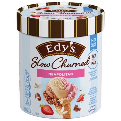 Dreyer S Edy S Slow Churned Neapolitan Light Ice Cream 1 5 Qt Ralphs