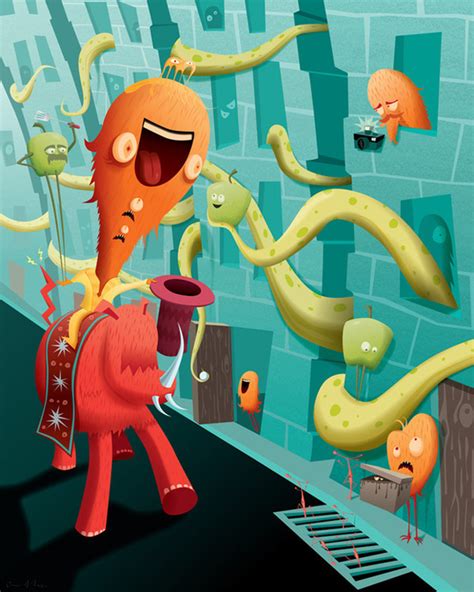 Monsters Behance Behance