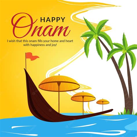 Premium Vector Happy Onam South Indian Kerala Festival Banner Design