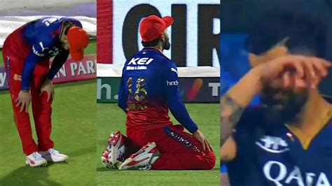 Virat Kohli Broke Down On Ground And Cried Badly After Loosing Rcb Vs