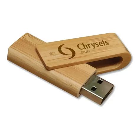 32 GB Bamboo Wooden Flash Disk - Pablo Gift Shop