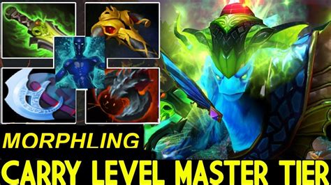 Dota Morphling Carry Game Level Master Tier Insane Play D Youtube