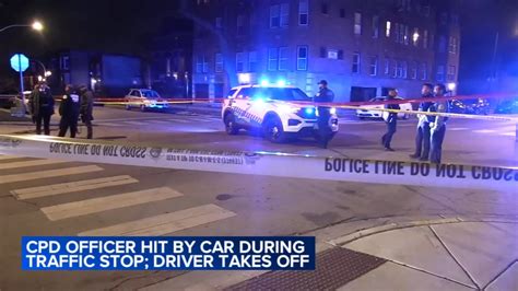 Chicago Police Officer Hit By Car During Traffic Stop In Homan Square