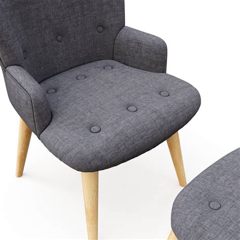 Sessel Mit Hocker NEVIO Anthrazit Online Shop Gonser Sicher